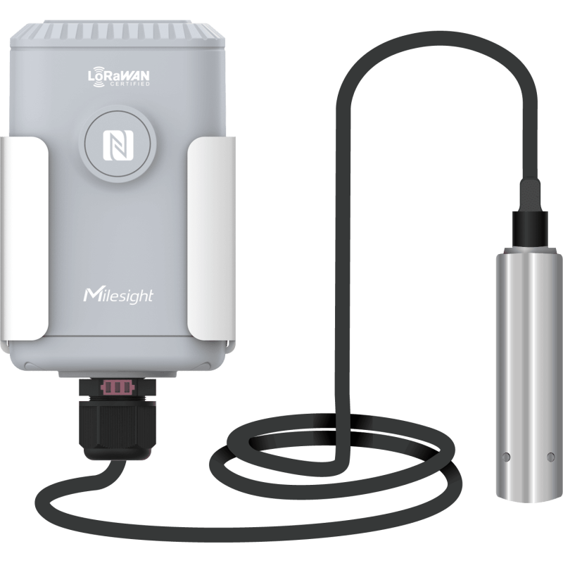 Milesight IoT Submersible Water Level Sensor, EM500-SWL-868M-L003 LoRaWAN / Range 3m / IP67 - 195746 - 1