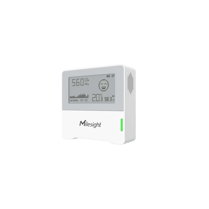 Milesight IoT Indoor Ambience Monitoring Sensor, AM103-868M LoRaWAN / Temp. / Humidity / CO2 / E-Ink Display - 210088 - 1