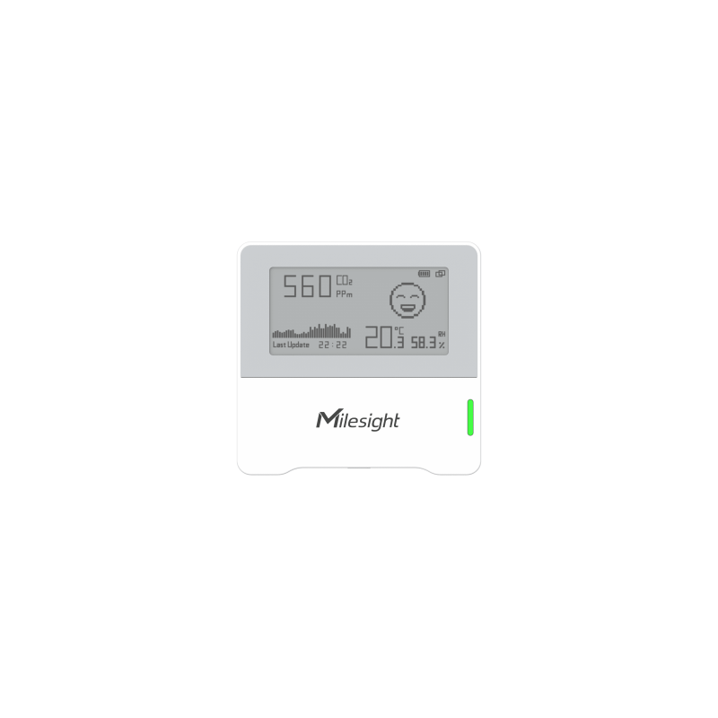 Milesight IoT Indoor Ambience Monitoring Sensor, AM103-868M LoRaWAN / Temp. / Humidity / CO2 / E-Ink Display - 210088 - 4