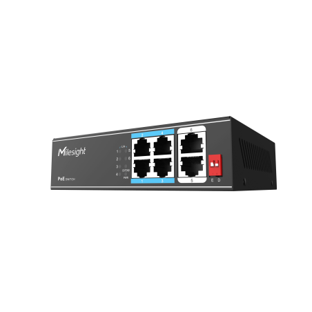 Milesight IoT Milesight 4-Port PoE Switch, MS-S0204-EL - 210092 - 1