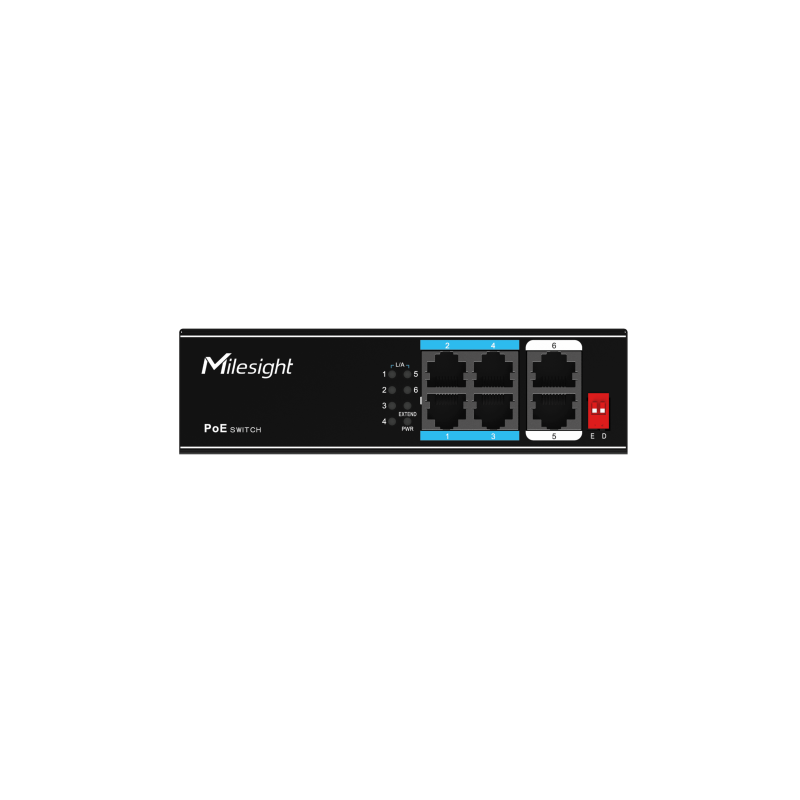 Milesight IoT Milesight 4-Port PoE Switch, MS-S0204-EL - 210092 - 5