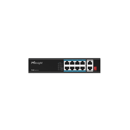 Milesight IoT Milesight 8-Port PoE Switch, MS-S0208-EL - 210093 - 1