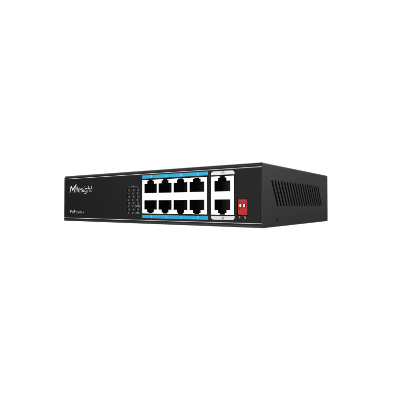 Milesight IoT Milesight 8-Port PoE Switch, MS-S0208-EL - 210093 - 2
