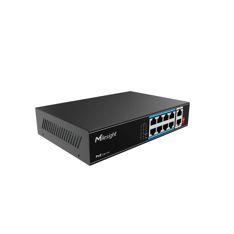Milesight IoT Milesight 8-Port PoE Switch, MS-S0208-EL - 210093 - 5