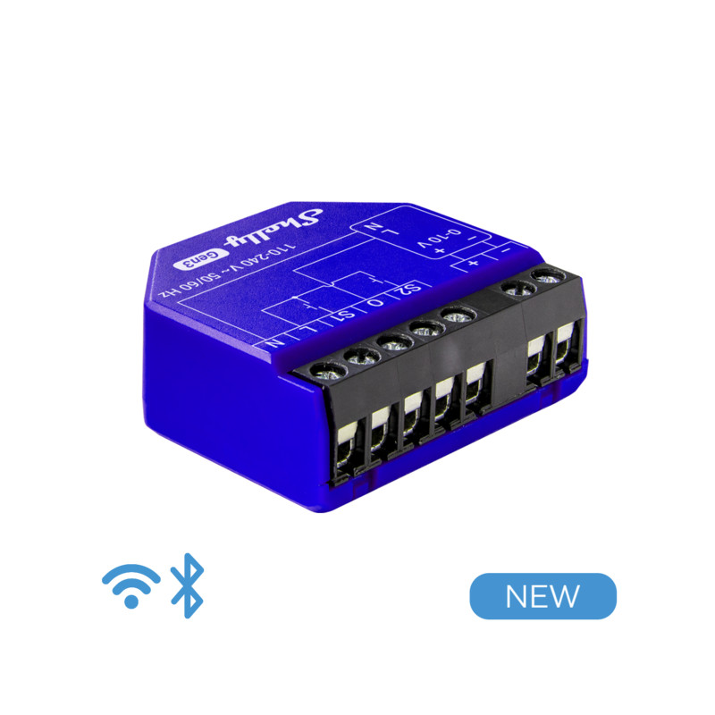 Shelly · Unterputz · "Dimmer 0-10V oder 1-10V PM Gen3" - 231837 - 1