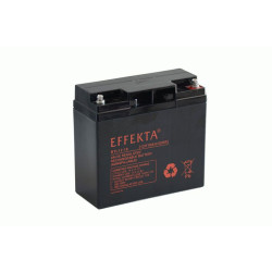 Effekta eg battery 12V/ 18Ah, 10-year batteries, F13/M5 screw connection 217237 Effekta 1 - Artmar Electronic & Security AG