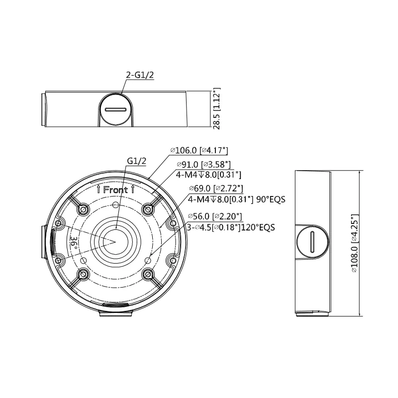 LUPUS - LE228/LE339HD Montagebox