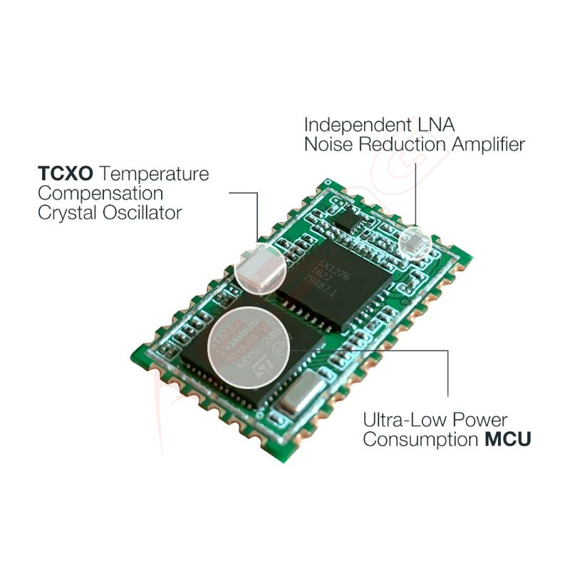 RAK Wireless · LoRa · WisDuo · RAK811 LoRa module, SX1276, 868/915MHz, Support AS923 and LoraWan, with TELEC CE, FCC, KCC certif