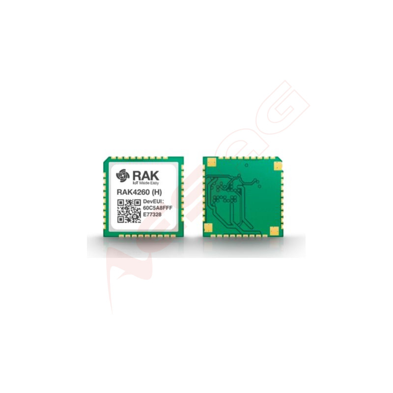 RAK Wireless · Lora · WisDuo · LPWAN Module · RAK4260 module is based on Microchip’s ATSAMR34J18B. It is a SiP device integratin