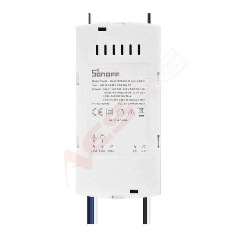 Sonoff · Switch · WiFi Smart Switch · iFan03 Sonoff - Artmar Electronic & Security AG 