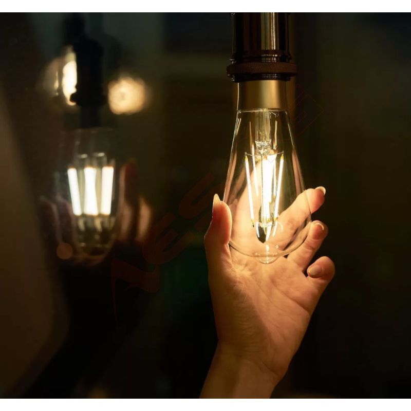 Shelly · Plug & Play · "Vintage ST64 E27" · LED Lampe · WLAN - 183273 - 2