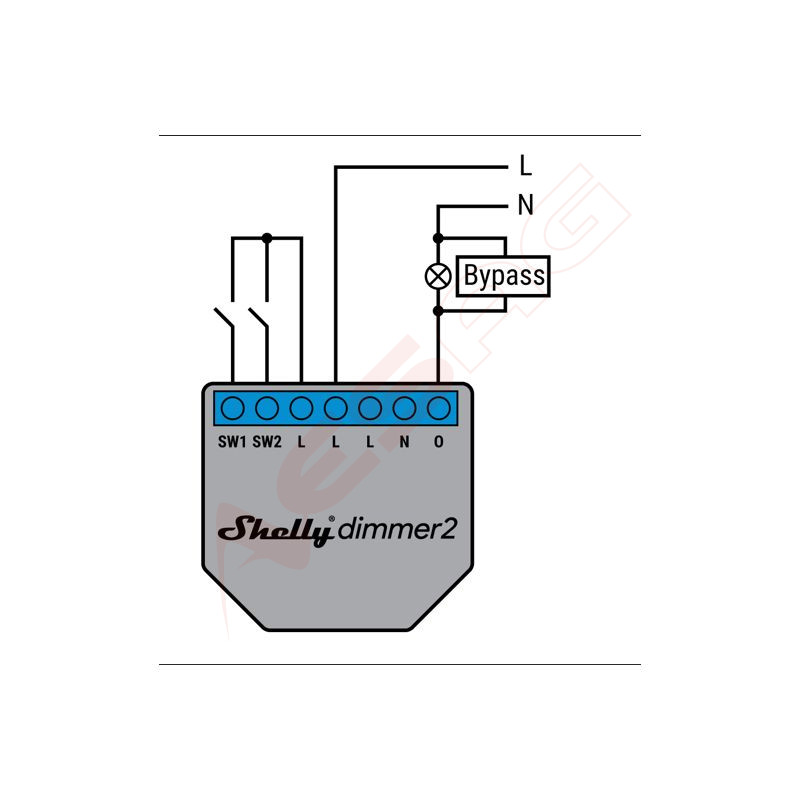 Shelly · Accessories · "Bypass" · Accessories for 1L & Dimmer 2 Shelly - Artmar Electronic & Security AG