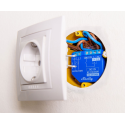 Shelly · flush-mounted · "Plus 1" · relay · max 16A · 1 channel · WLAN · BT - 201817 - 1