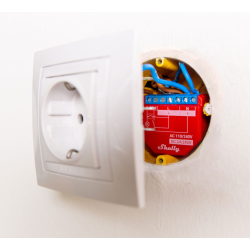 Shelly · Flush-mounted · "Plus 1PM" · Relay · max. 16A · 1 channel · Measuring function · WLAN · BT - 201819 - 1