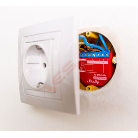 Shelly · Flush-mounted · "Plus 1PM" · Relay · max. 16A · 1 channel · Measuring function · WLAN · BT - 201819 - 1