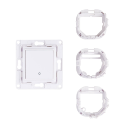 Shelly · Flush-mounted accessories · "Wall Switch 1" · Wall switch · 1-way · White - 206435 - 1