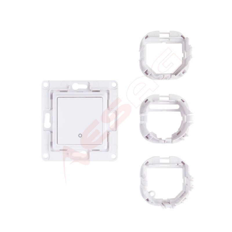 Shelly · Unterputz Zubehör · "Wall Switch 1" · Wandtaster · 1-fach · Weiß - 206435 - 1