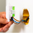 Shelly · Flush-mounted accessories · "Wall Switch 1" · Wall switch · 1-way · White - 206435 - 2