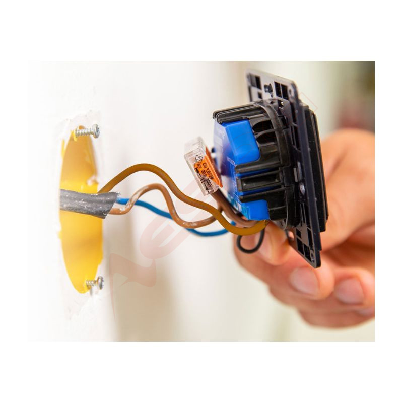 Shelly · Flush-mounted accessories · "Wall Switch 1" · Wall switch · 1-way · White - 206435 - 3