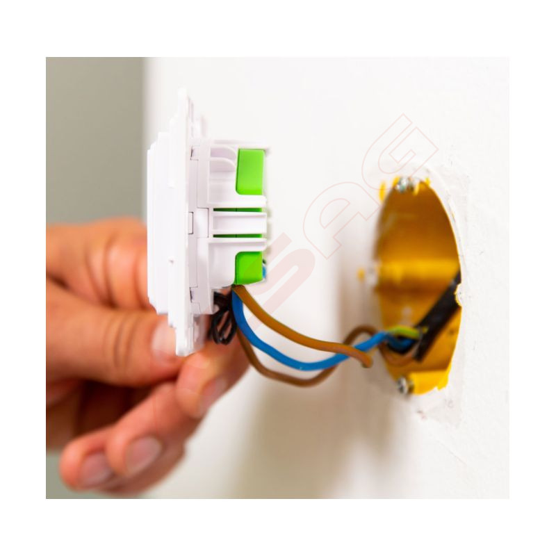 Shelly · Flush-mounted accessories · "Wall Switch 1" · Wall switch · 1-way · Black - 206436 - 2