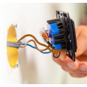 Shelly · Flush-mounted accessories · "Wall Switch 1" · Wall switch · 1-way · Black - 206436 - 3