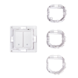 Shelly · Accessories · "Wall Switch 2" · Wandtaster 2-fach · Weiß Shelly - Artmar Electronic & Security AG 
