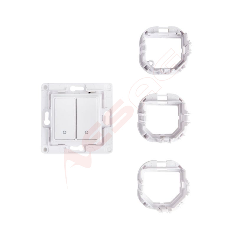 Shelly · Accessories · "Wall Switch 2" · Wandtaster 2-fach · Weiß Shelly - Artmar Electronic & Security AG 