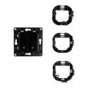 Shelly · Flush-mounted accessories · "Wall Switch 2" · Wall switch · 2-way · Black - 206438 - 1
