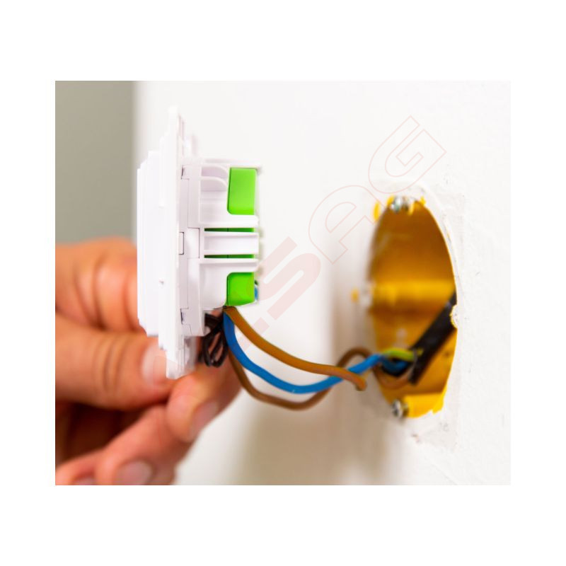 Shelly · Flush-mounted accessories · "Wall Switch 2" · Wall switch · 2-way · Black - 206438 - 2