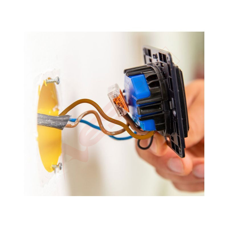 Shelly · Flush-mounted accessories · "Wall Switch 2" · Wall switch · 2-way · Black - 206438 - 3