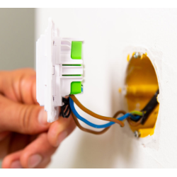 Shelly · Unterputz Zubehör · "Wall Switch 4" · Wandtaster · 4-fach · Schwarz - 206440 - 1