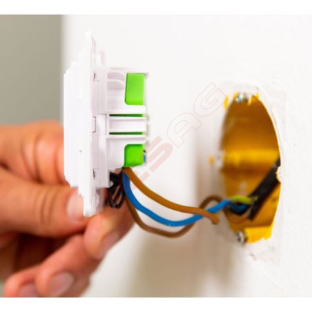 Shelly · Unterputz Zubehör · "Wall Switch 4" · Wandtaster · 4-fach · Schwarz - 206440 - 1
