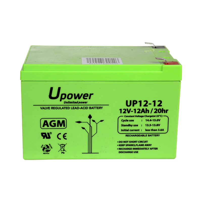 UPOWER - AGM lead-acid battery 12V, 12Ah