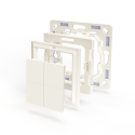 Shelly · Plug & Play Accessories · "BLU Wall Switch 4 Adapter Gira & Merten" · White - 232792 - 1