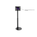 VESA Standfuß Halterung höhenverstellbar für Tablet, Display, Monitor 7,5cm/10cm, schwarz 198301 ALLNET 1 - Artmar Electronic & 