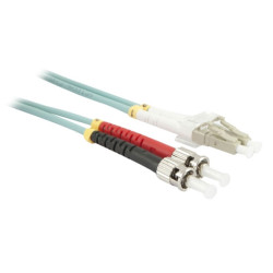 LWL-2-Faser-Patchk. 5mtr.LC-ST, 50/125um, OM3, AD3mm, Synergy 21 - 102496 - 1