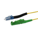 LWL-1-Faser-Patchk. 5mtr.LC-LSH(E2000APC), 9/125u, OS2, G657A2, AD2mm, LC hat flexible Knickschutztülle, Synergy21, - 208171 