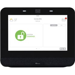 Qolsys IQ4 Funk-Alarmzentrale, schwarz, 7“ Touchscreen, kompatibel mit Visonic PowerG
