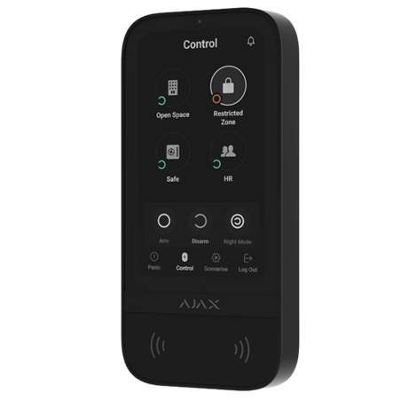 AJAX | Funk Bedienteil mit Touchscreen, RFID