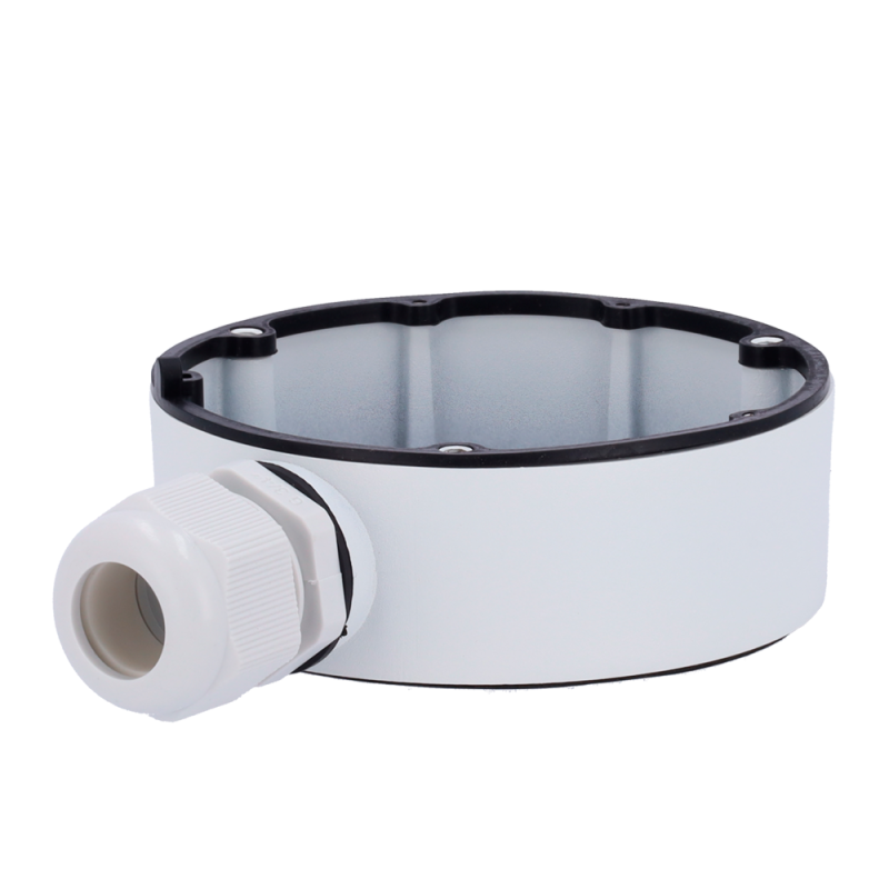 Anschlussbox - Für Dome-Kameras - Geeignet für den Außenbereich - Decken- oder Wandinstallation - Weiße Farbe - Kabelstift DS-12