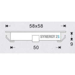 Synergy 21 Bodeneinbaustrahler ARGOS quadratisch IP54 ww Synergy 21 LED - Artmar Electronic & Security AG 