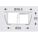 Synergy 21 Bodeneinbaustrahler ARGOS rund minimax IP67 ww Synergy 21 LED - Artmar Electronic & Security AG 