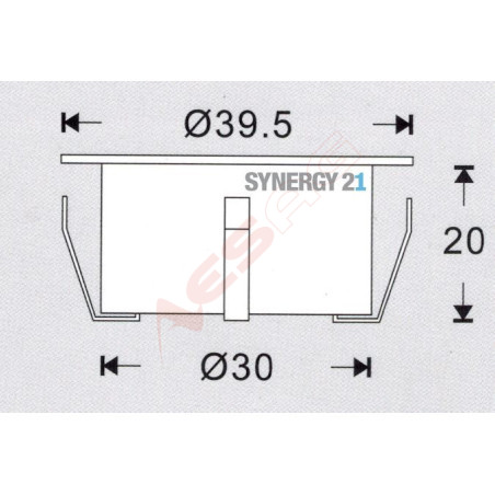 Synergy 21 Bodeneinbaustrahler ARGOS rund minimax IP67 ww Synergy 21 LED - Artmar Electronic & Security AG 