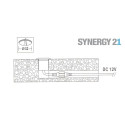 Synergy 21 LED Bodeneinbaustrahler ARGOS quadratisch in-G-C IP67 ww Synergy 21 LED - Artmar Electronic & Security AG 