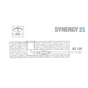 Synergy 21 Bodeneinbaustrahler ARGOS quadratisch in-G-C IP67 cw Synergy 21 LED - Artmar Electronic & Security AG 