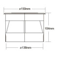 Synergy 21 LED Subordinate Bodeneinbaustrahler 9W RGB+CCT mit Funk und WLAN *Milight/Miboxer* Synergy 21 LED - Artmar Electronic