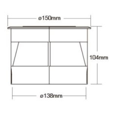 Synergy 21 LED Subordinate Bodeneinbaustrahler 9W RGB+CCT mit Funk und WLAN *Milight/Miboxer* Synergy 21 LED - Artmar Electronic