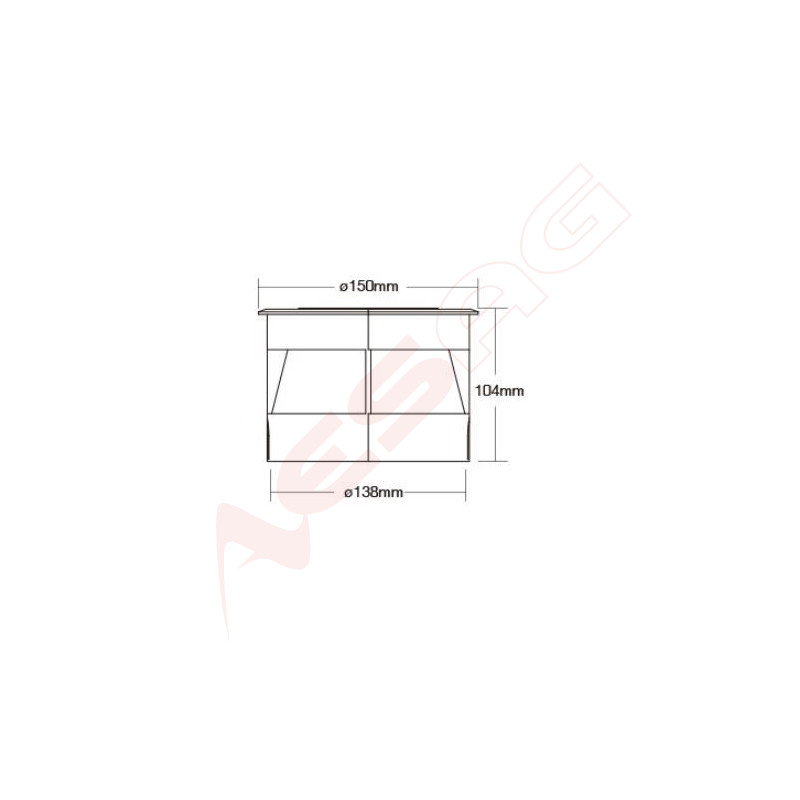 Synergy 21 LED Subordinate Bodeneinbaustrahler 9W RGB+CCT mit Funk und WLAN *Milight/Miboxer* Synergy 21 LED - Artmar Electronic