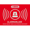 Warn-Aufkleber (Alarm 74x52,5 mm)