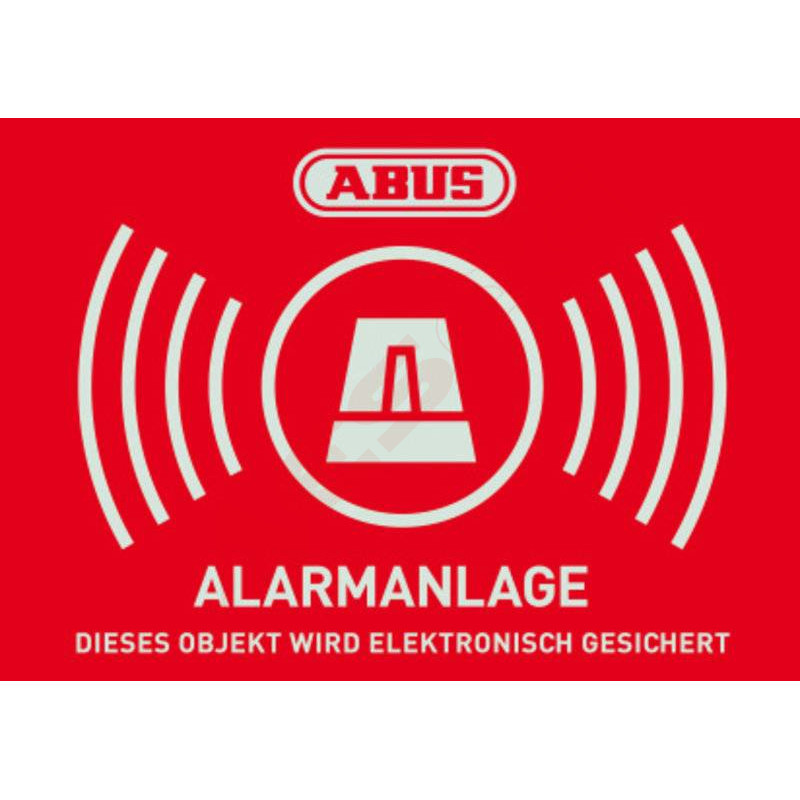 Warn-Aufkleber (Alarm 74x52,5 mm)